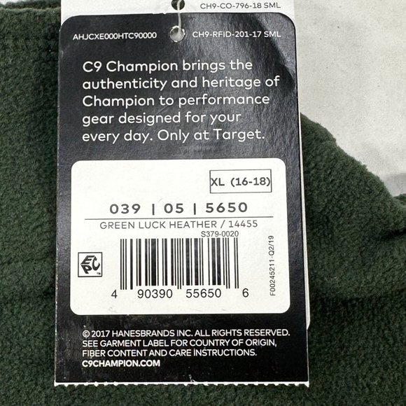 Champion C9 Boy's Size XL 16-18 Jacket Long Sleeve Sweatshirt Zip Closure New - Picture 5 of 16